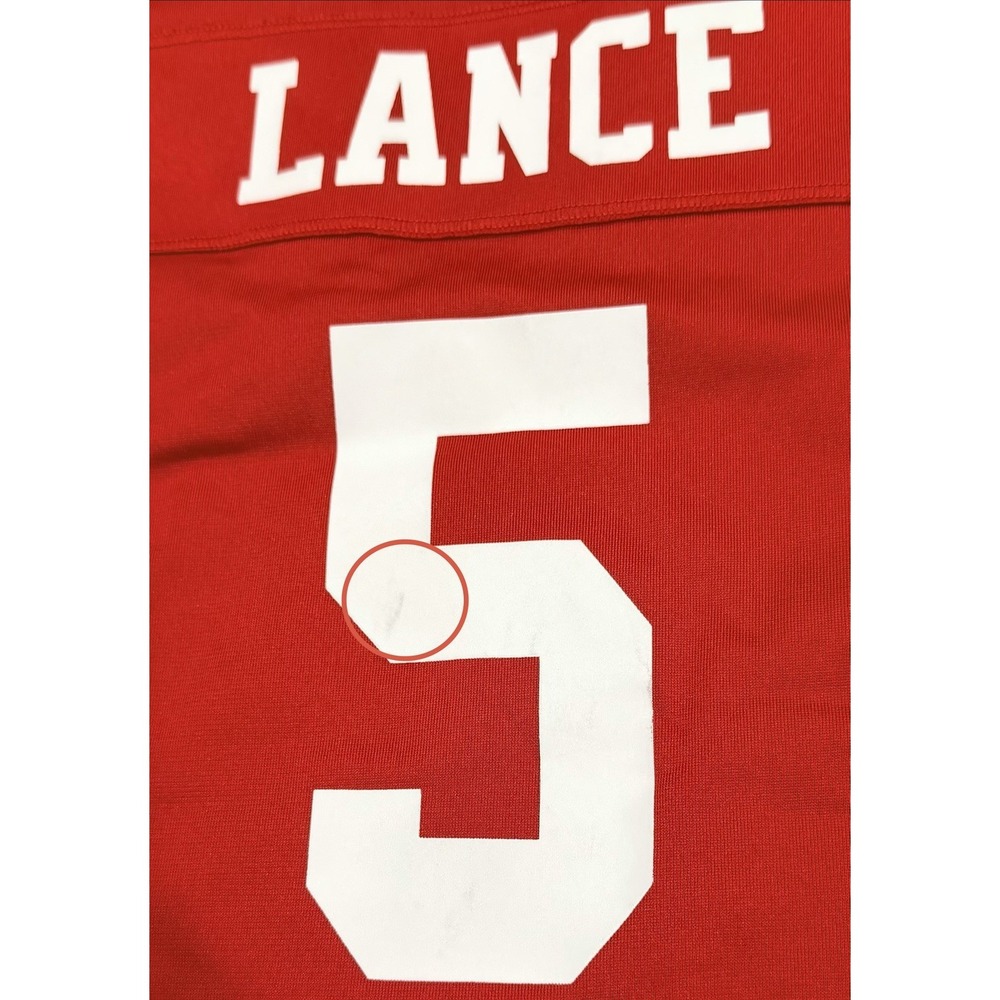 Trey Lance #5 San Francisco 49ers NIKE Football Jersey Women's Size Large NWT - Picture 6 of 10